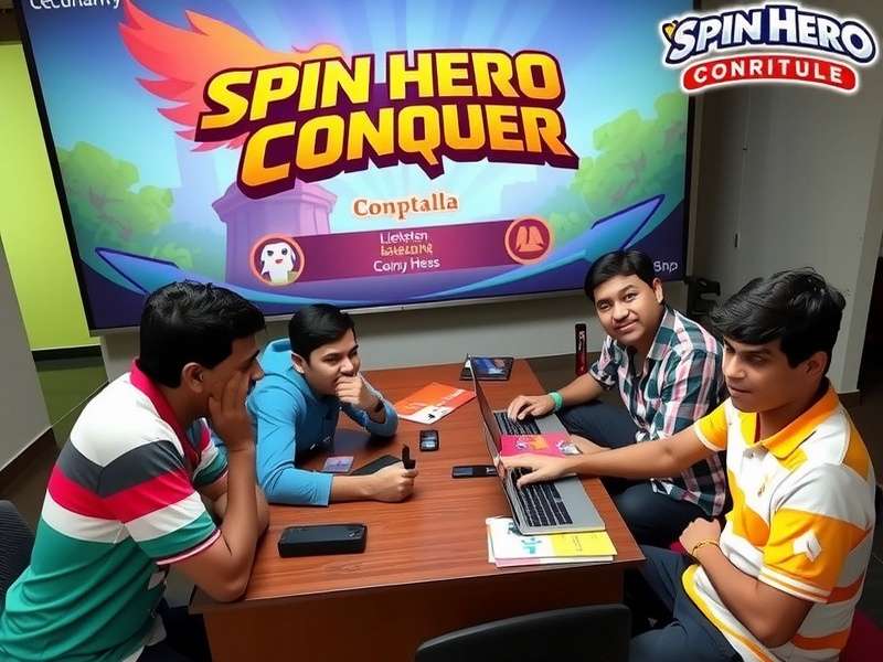 Spin Hero Conquer gameplay screenshot showing character and interface